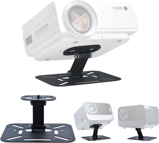 Projector Stand Table,  Desktop Foldable Stand, Projector Ceiling Mount, Easy Setup with 180-Degree Adjustment, Compatible W HAPPRUN, TMY, PANSEBA, Auking, YABER, ONOAYO, Aurzen D1 and More