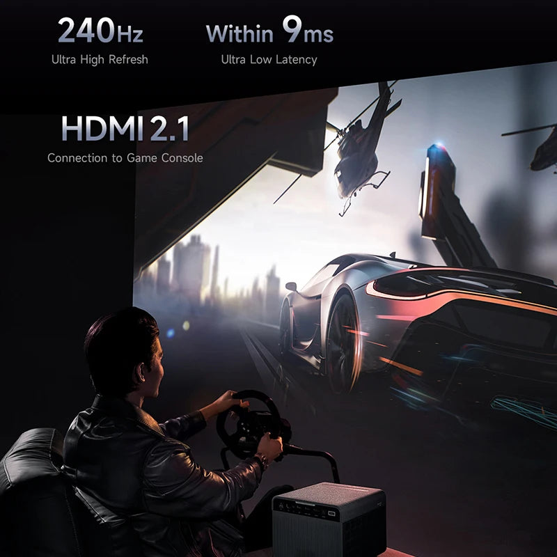 X5 4K Projector 4500ANSI Lumen for Home Laser Theater Hdr10+Wifi6 3840*2160P Native Bright ALPD MEMC Fengmi Cinema