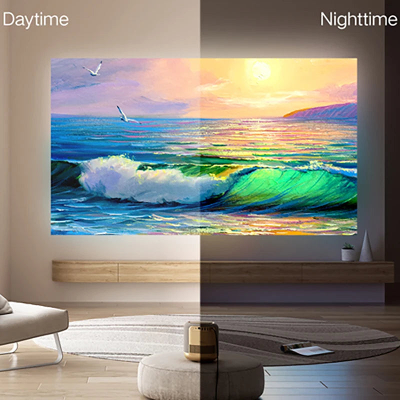 V10 4K Laser Projector 2500 ANSI Lumen MEMC HDR10 Full HD Portable Home Theater Projectors Smart Audio System Beamer