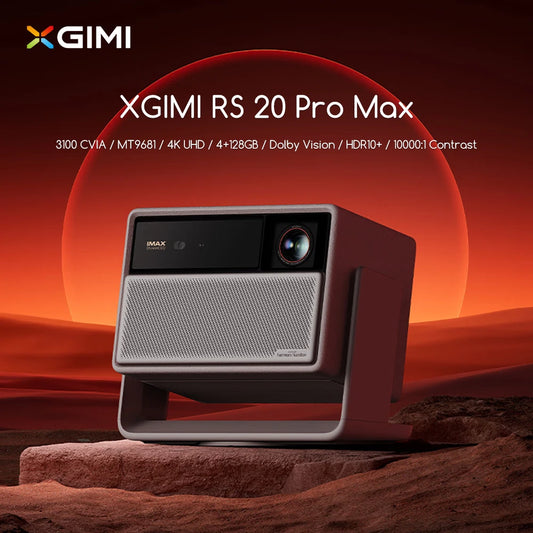 XGIMI RS 20 Pro Max Tri-Color Laser 4K Projector MT9681 3800 ISO Lumens Smart Home Theater 240Hz High Refresh Game 3D Projector