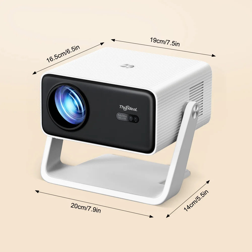 TD85W Full HD 1080P Mini Projector Android PK L018 Auto Focus Portable Beam Projector TD85SE 4K Home Theater Outdoor