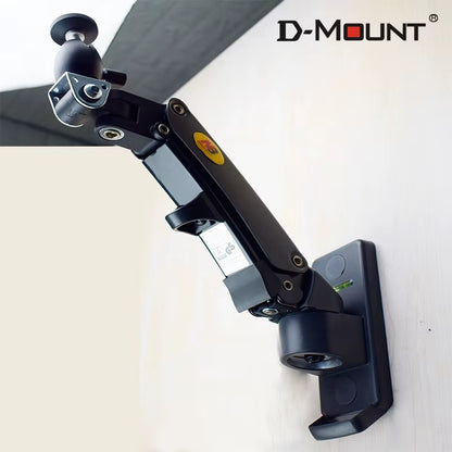DL-F120PR-N Universal Projector Wall Mount Gas Spring Full Motion 2-7Kg Mini Projector Mount Small Projector Holder 6Mm Screw