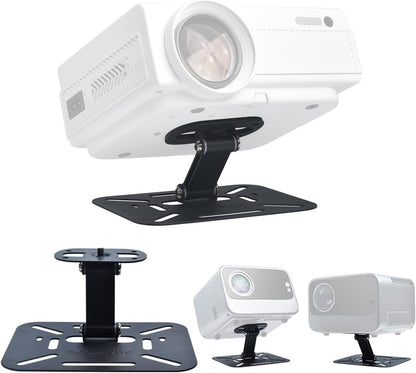 Projector Stand Table,  Desktop Foldable Stand, Projector Ceiling Mount, Easy Setup with 180-Degree Adjustment, Compatible W HAPPRUN, TMY, PANSEBA, Auking, YABER, ONOAYO, Aurzen D1 and More
