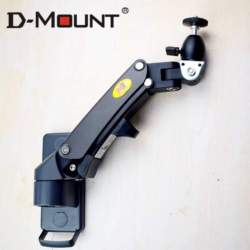 DL-F120PR-N Universal Projector Wall Mount Gas Spring Full Motion 2-7Kg Mini Projector Mount Small Projector Holder 6Mm Screw