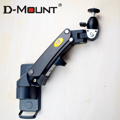 DL-F120PR-N Universal Projector Wall Mount Gas Spring Full Motion 2-7Kg Mini Projector Mount Small Projector Holder 6Mm Screw