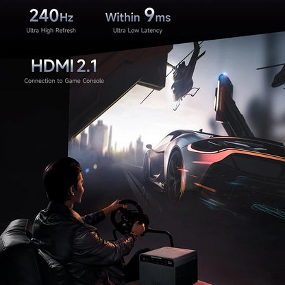 X5 4K Projector 4500ANSI Lumen for Home Laser Theater Hdr10+Wifi6 3840*2160P Native Bright ALPD MEMC Fengmi Cinema