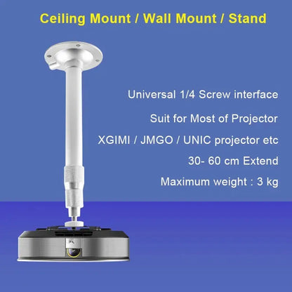 Projector Stand,Universal Projector Bracket Ceiling Wall Mount for XGIMI Xiaomi DLP Mini Beamer YG300 HY300 LED Projetor